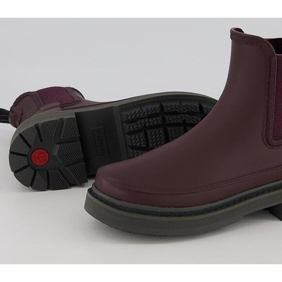 Hunter Refined Stitch Chelsea Wellies Boots - US 7/EU 38 - Picture 6 of 8